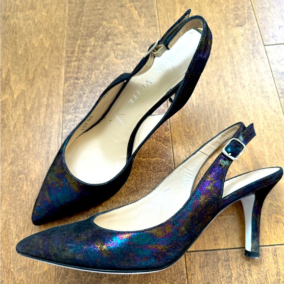 Ron White Slingback Heels - Picture 1 of 9